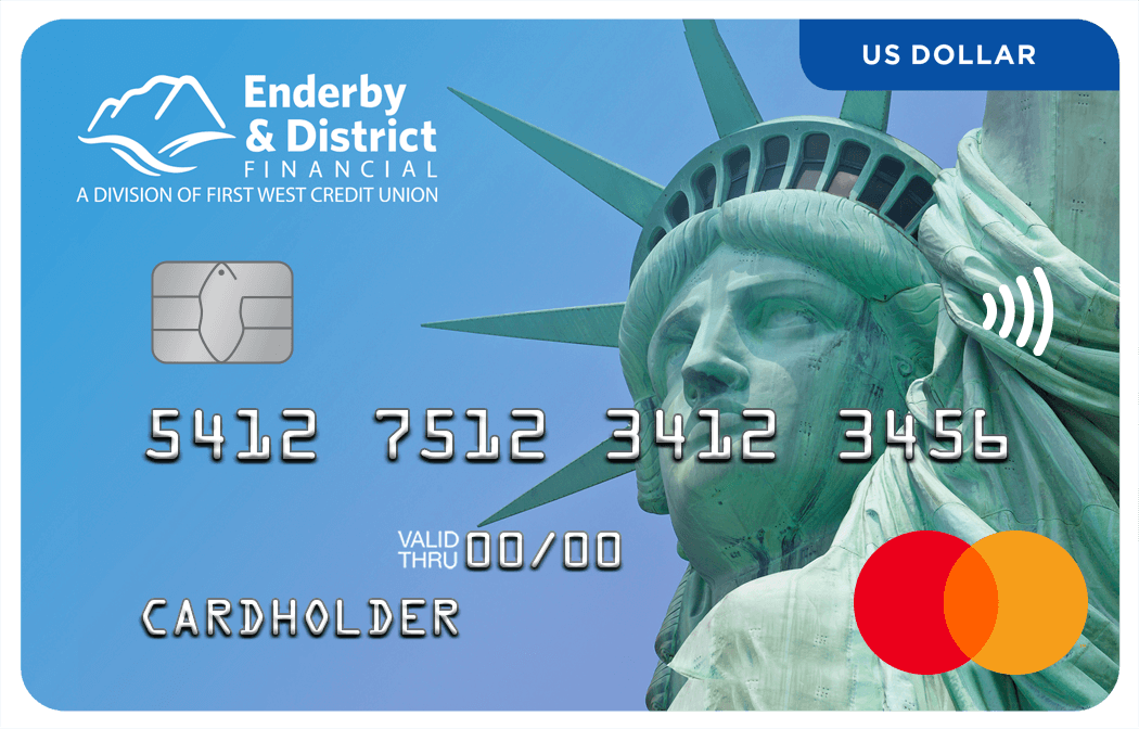 US Dollar credit card
